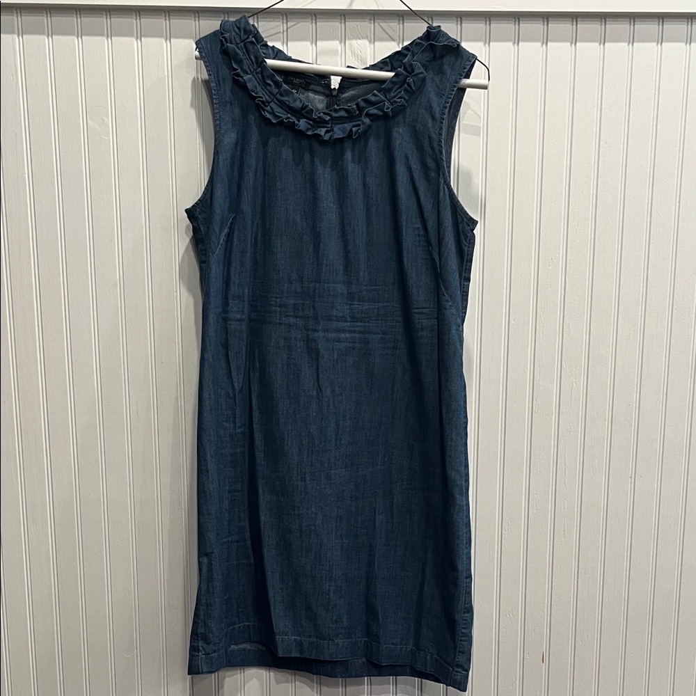 Talbots Blue Sleeveless Dress